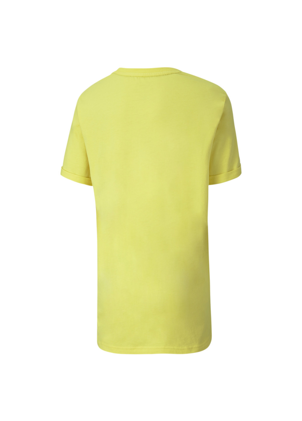 Жовта демісезонна дитяча футболка alpha advanced tee Puma