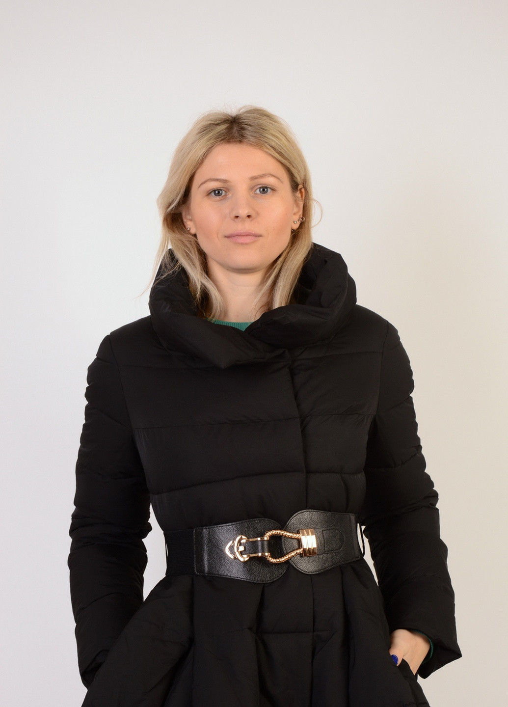 Черная зимняя куртка Monte Cervino Рост 175см, обхват груди 80, талия 69