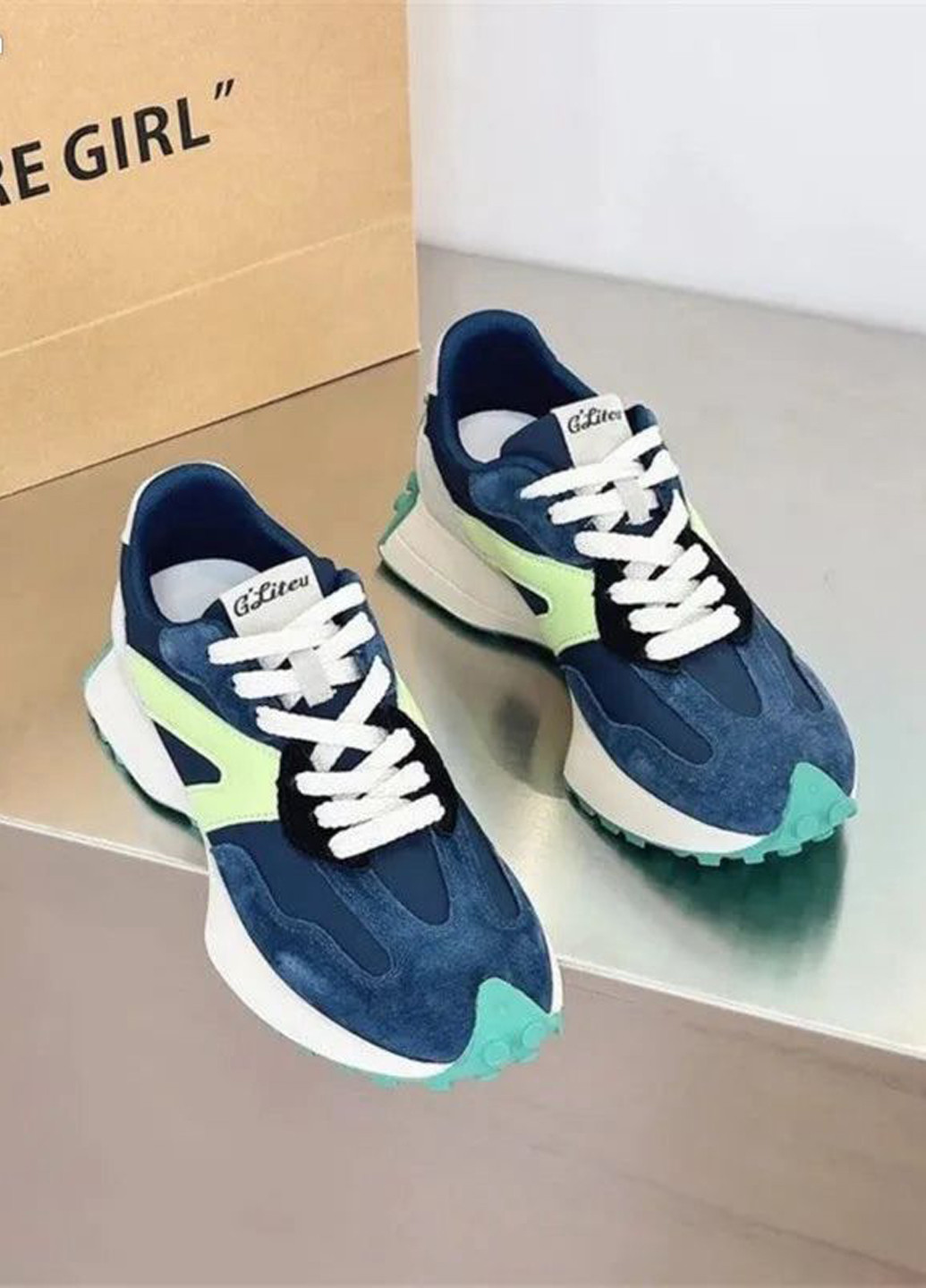 Кроссовки SHEIN синие всесезоны (366112949)