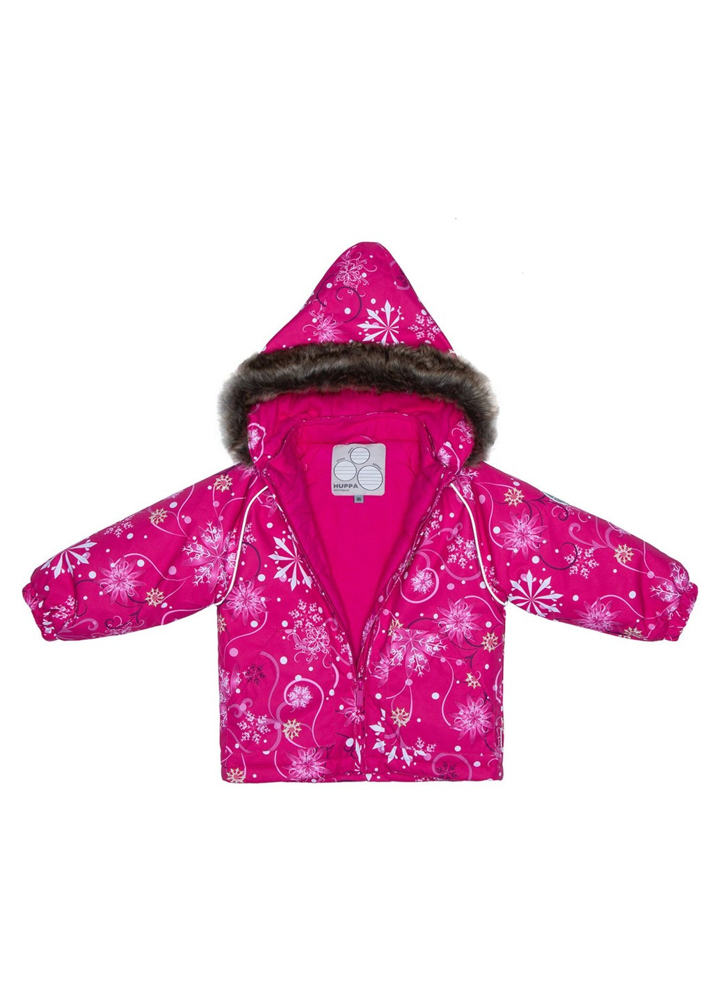 Фуксиновый зимний комплект зимний (куртка + полукомбинезон) avery Huppa