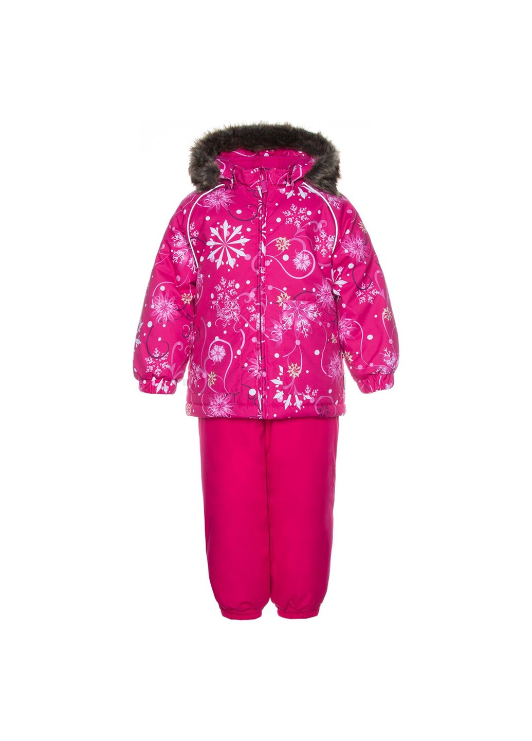Фуксиновый зимний комплект зимний (куртка + полукомбинезон) avery Huppa