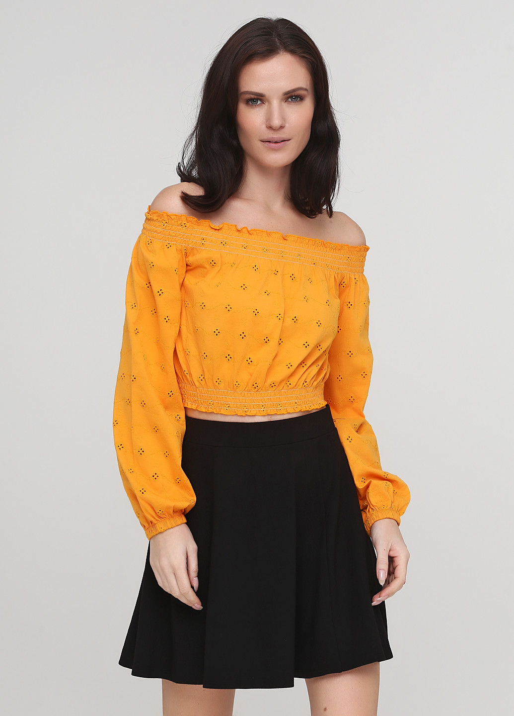 Оранжевая демисезонная блузка H&M