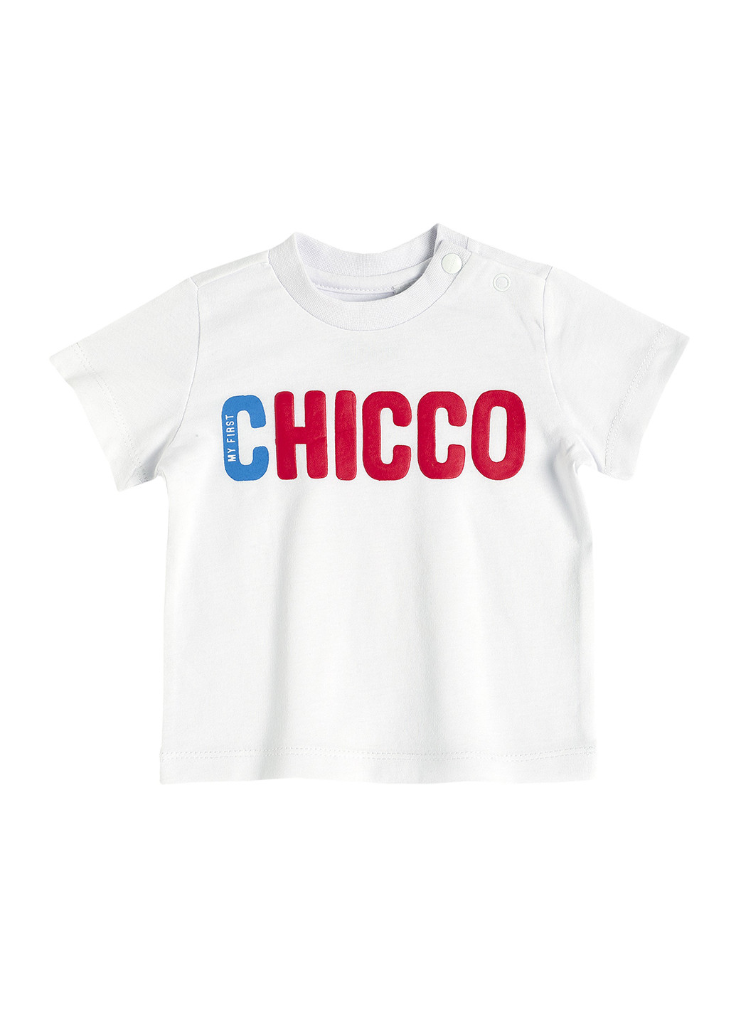 Белая летняя футболка Chicco