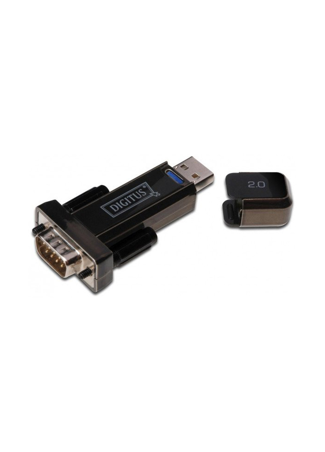 Адаптер USB to RS232, black (DA-70156) Digitus адаптер usb to rs232, black (da-70156) (136463981)