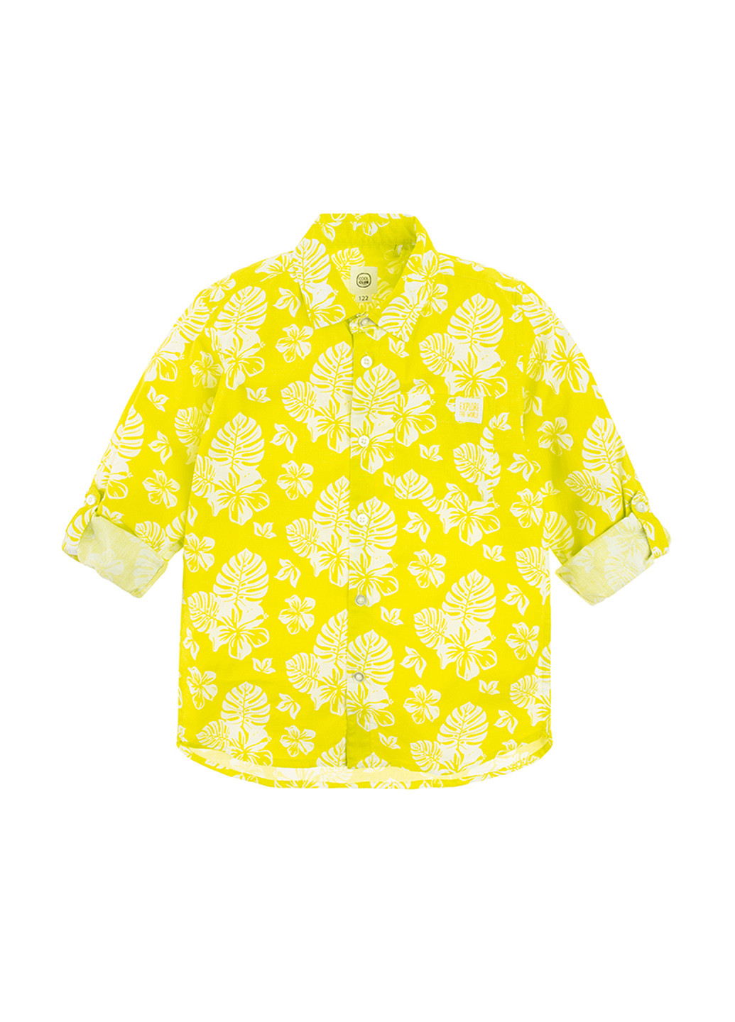 Лайм кэжуал рубашка с цветами Cool Club