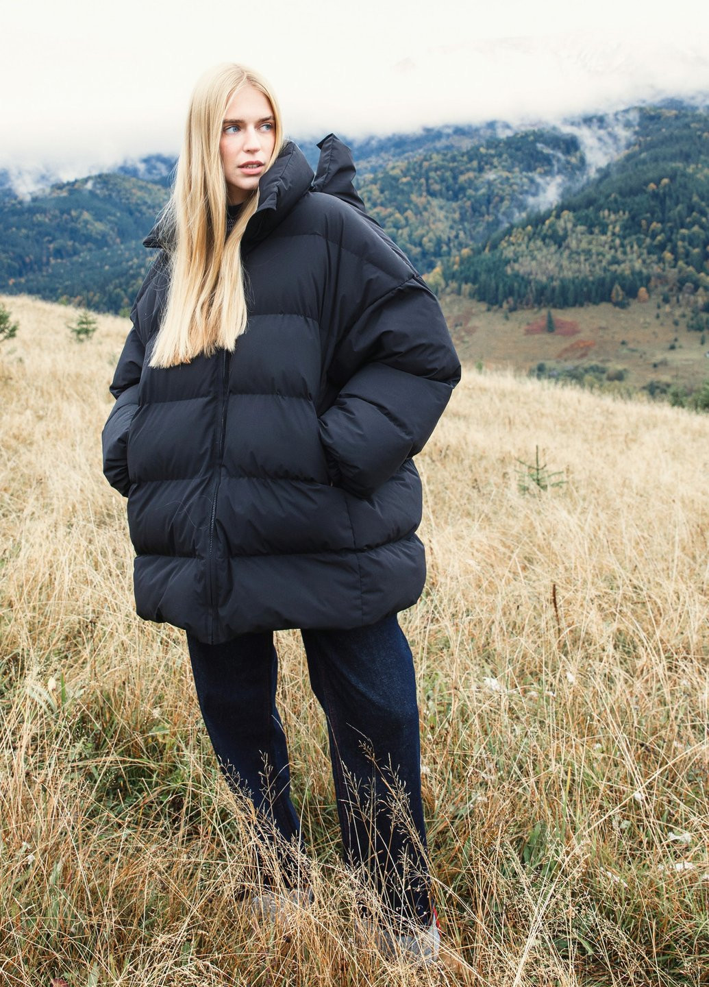 Черная зимняя куртка Gepur