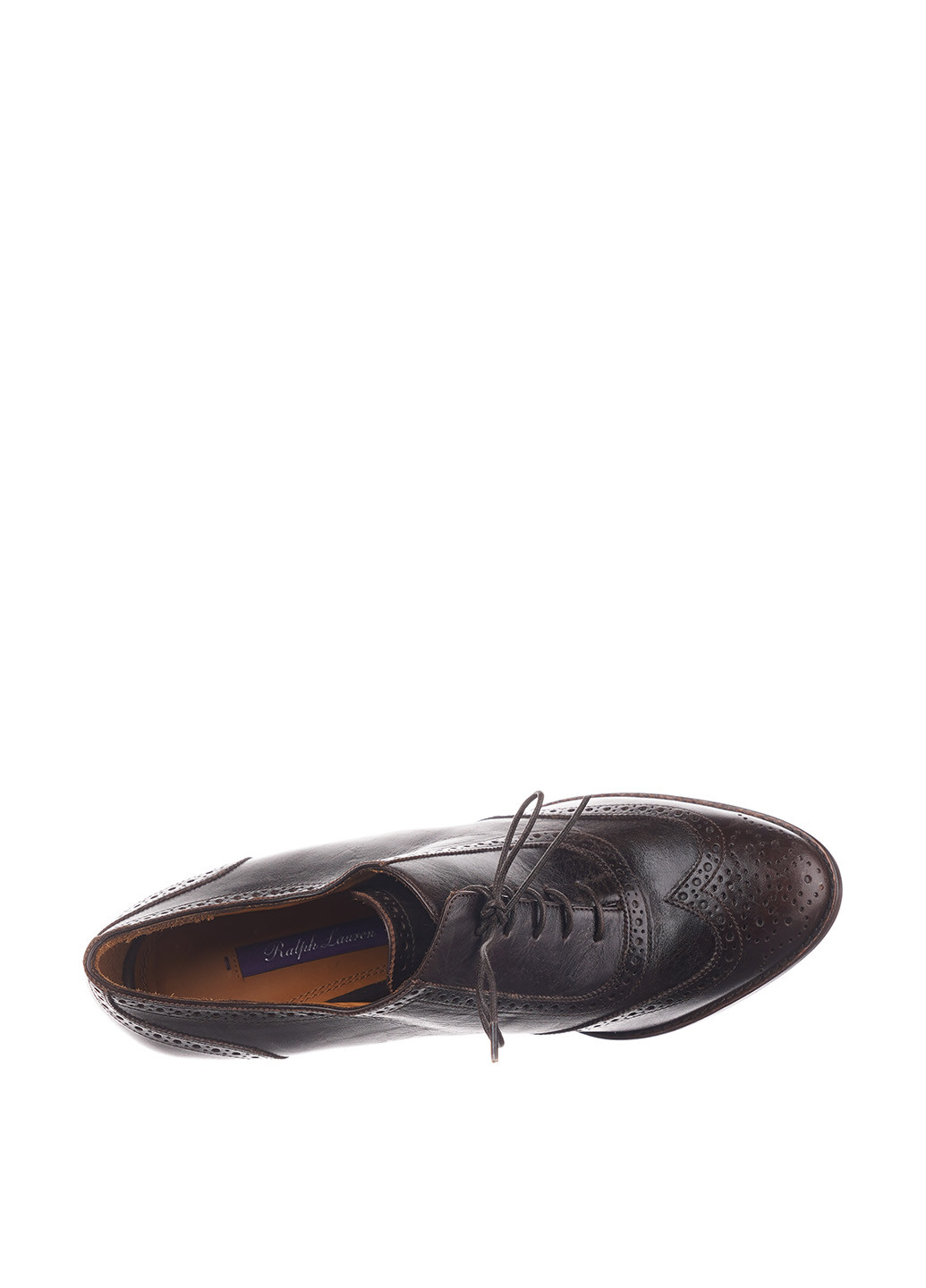 Туфли Ralph Lauren на высоком каблуке с перфорацией