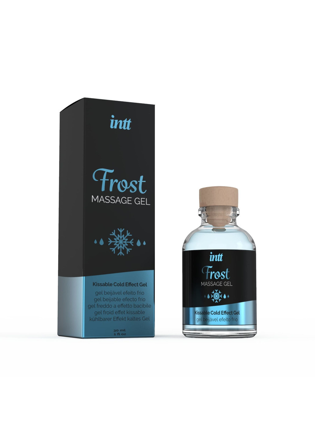 Массажный гель для интимных зон Frost (30 мл) охлаждающе-согревающий Intt (251851934)