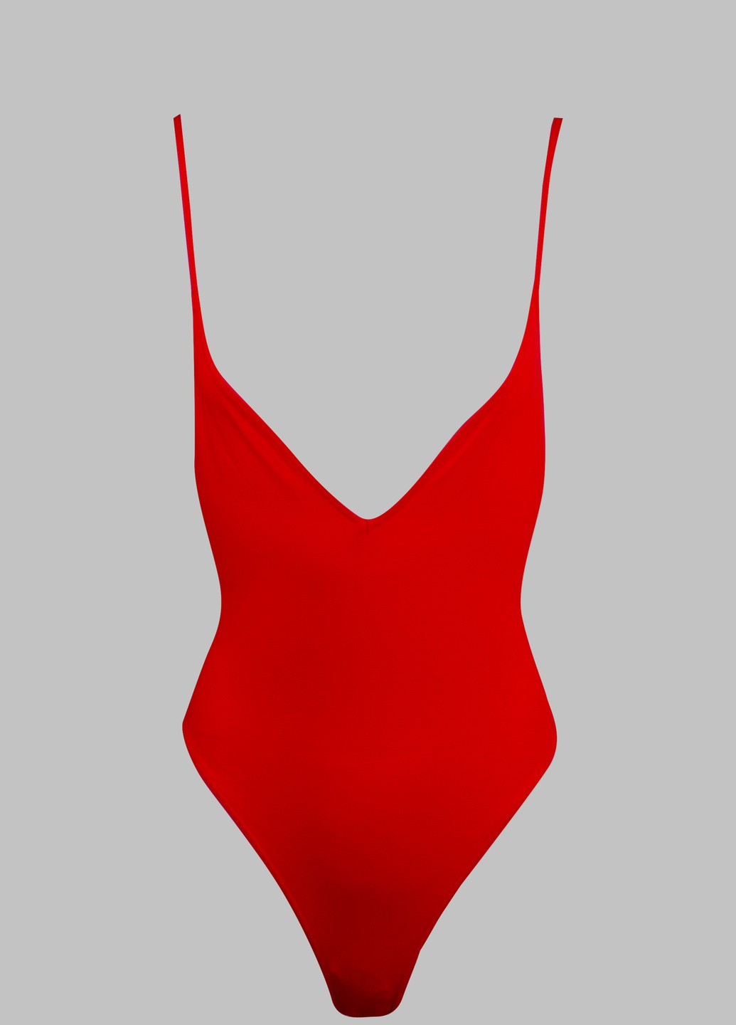 Червоний літній купальник Asos