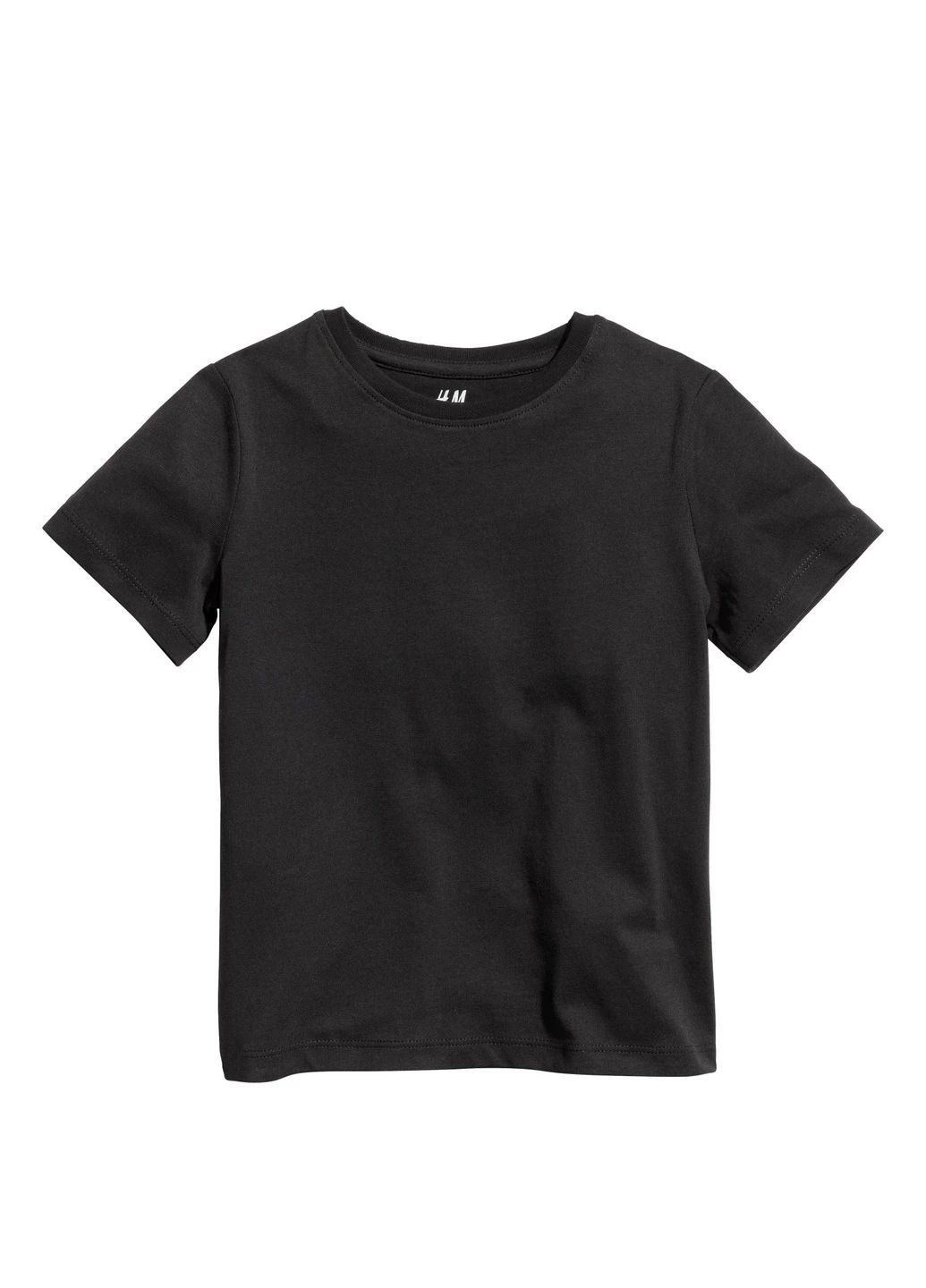 Черная летняя футболка H&M