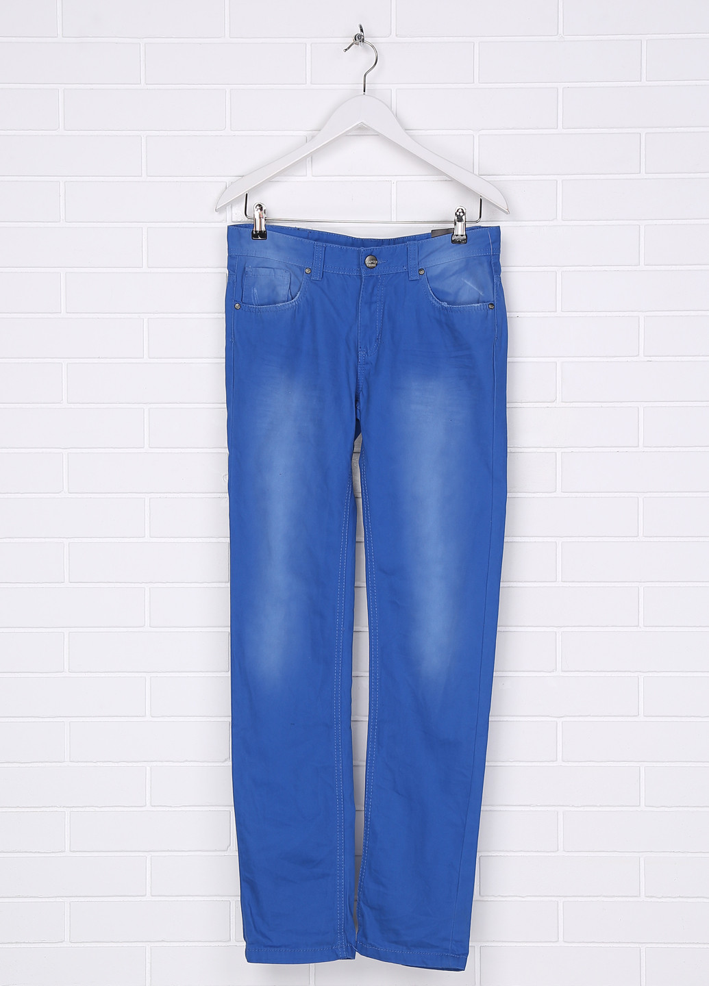 Синие демисезонные прямые джинсы Colours