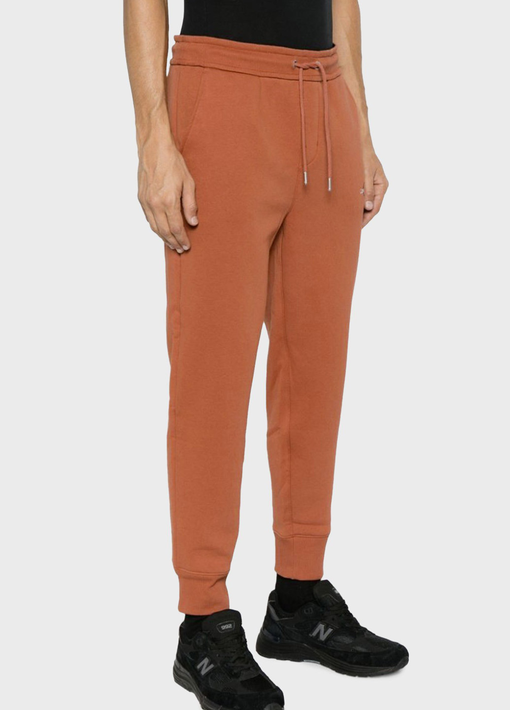 Светло-коричневые спортивные демисезонные джоггеры брюки Calvin Klein Jeans