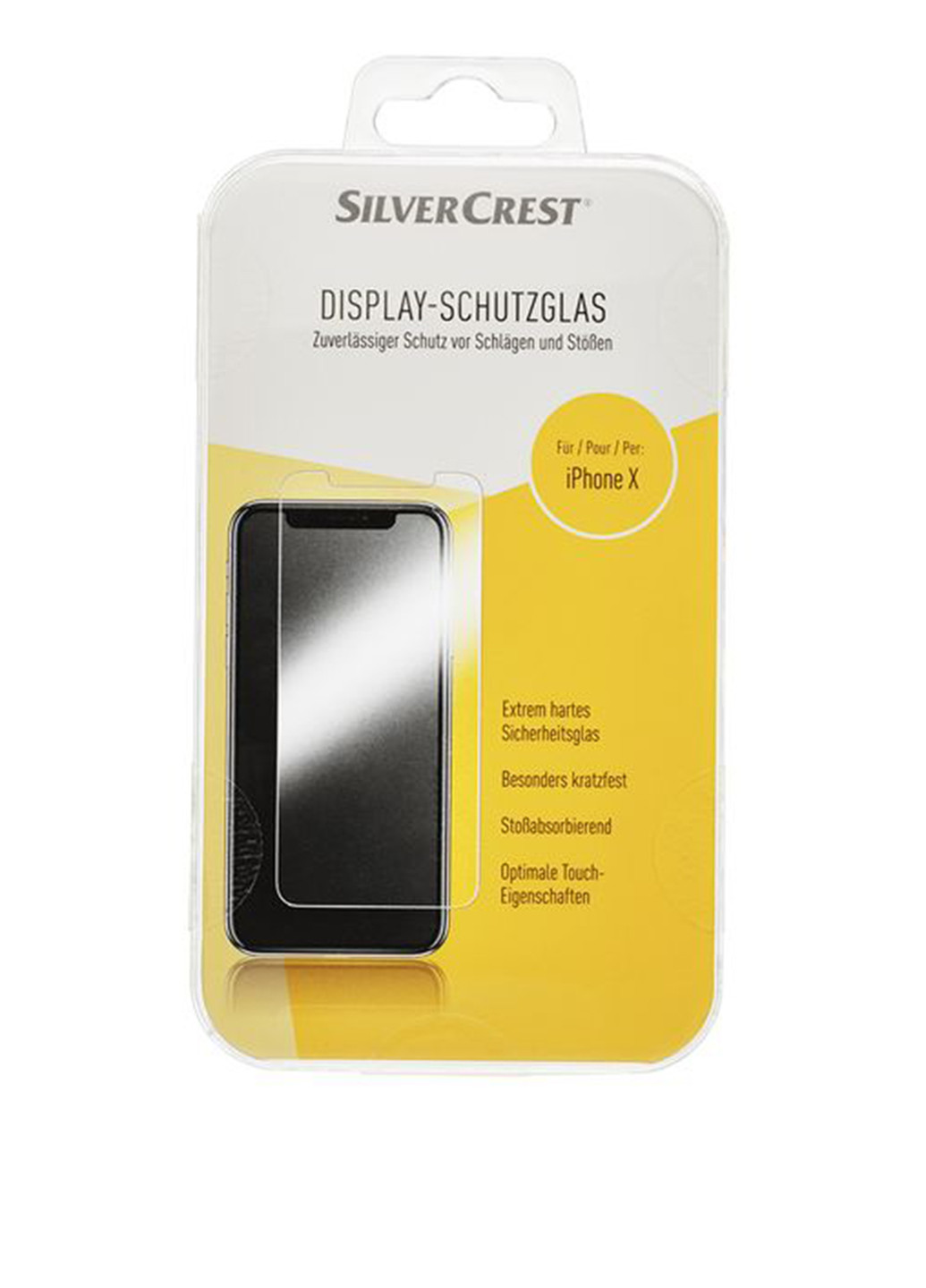 Защитное стекло для iphone Х Silver Crest (106412246)