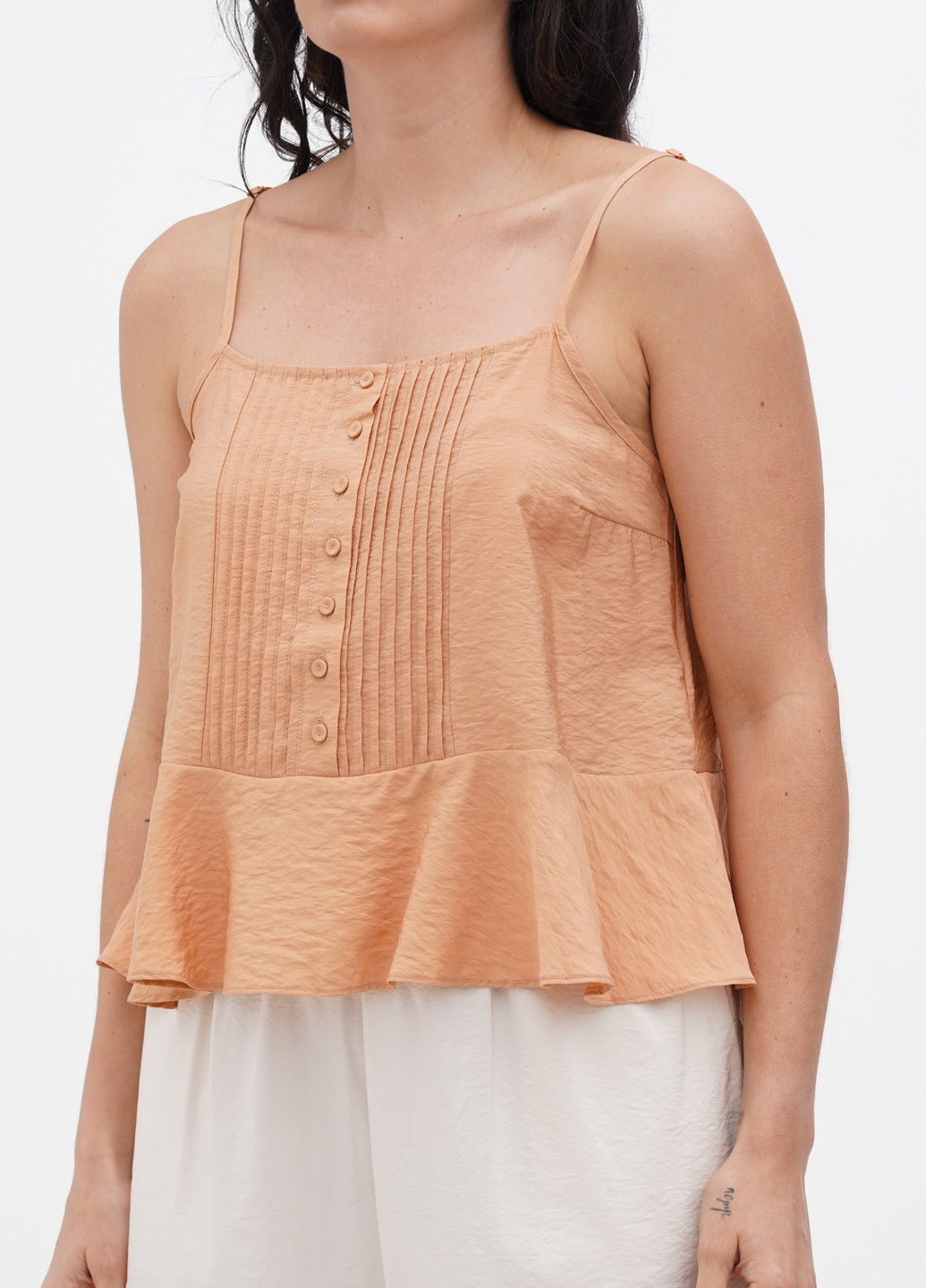 Персикова блуза YAS