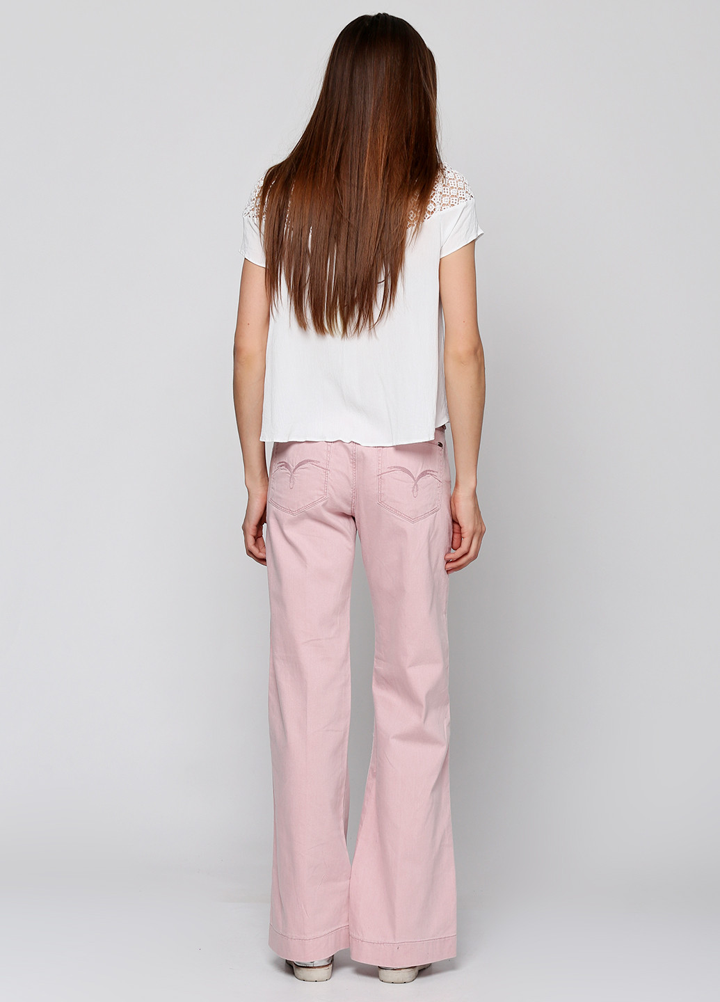 Розовые кэжуал летние брюки Mavi
