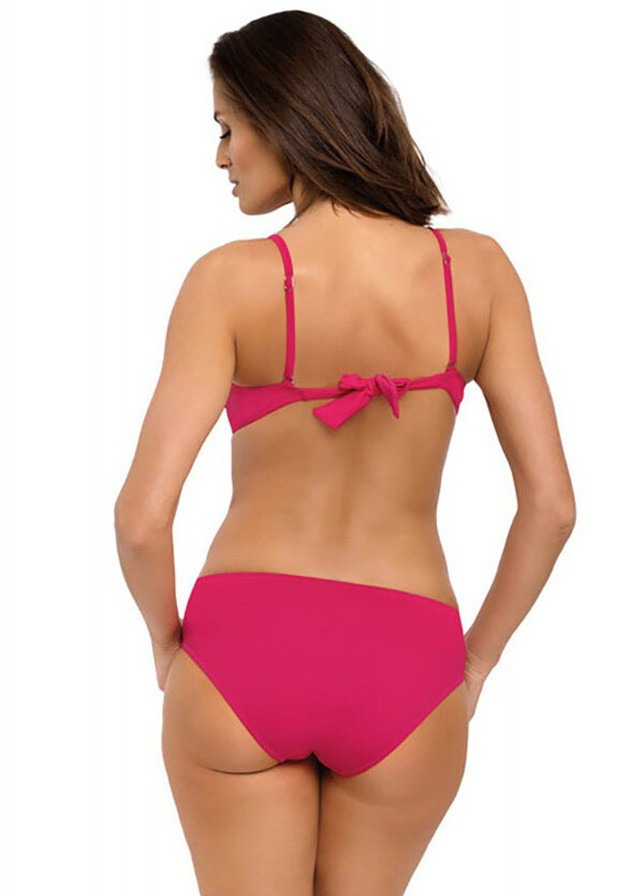 Рожевий літній суцільний жіночий купальник Marko