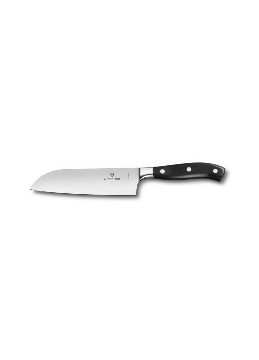 Кухонный нож Grand Maitre Santoku 17 см Black (7.7303.17G) Victorinox (254080927)