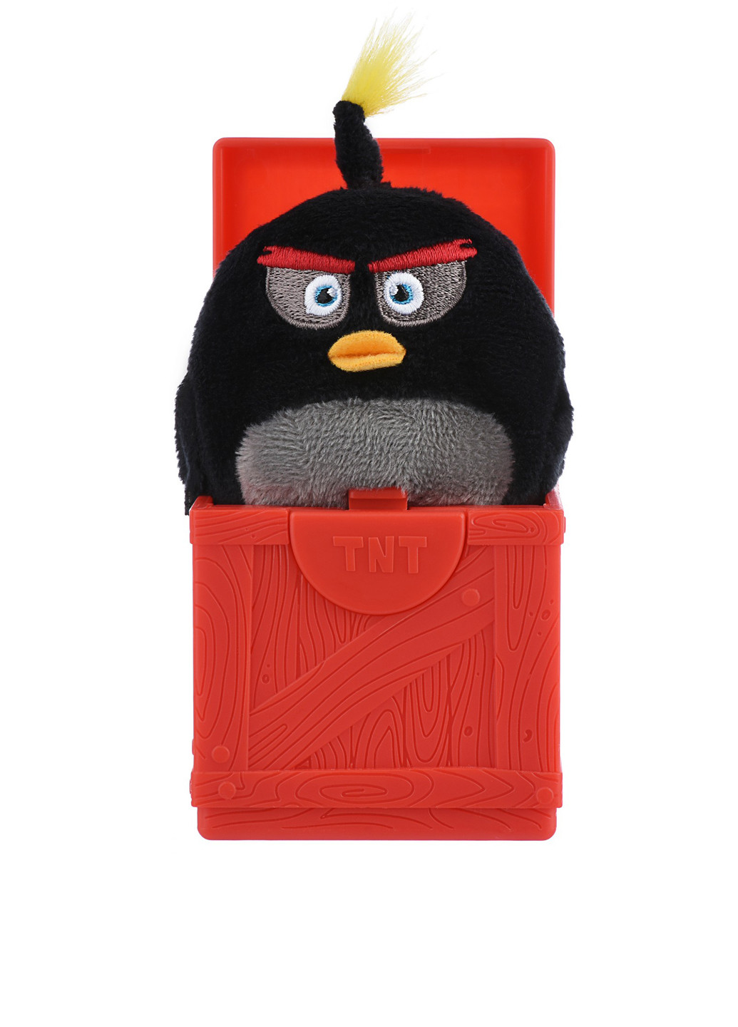 Мягкая игрушка-сюрприз в ассортименте, 6,5х6,5х6,5 см Angry Birds жёлтая