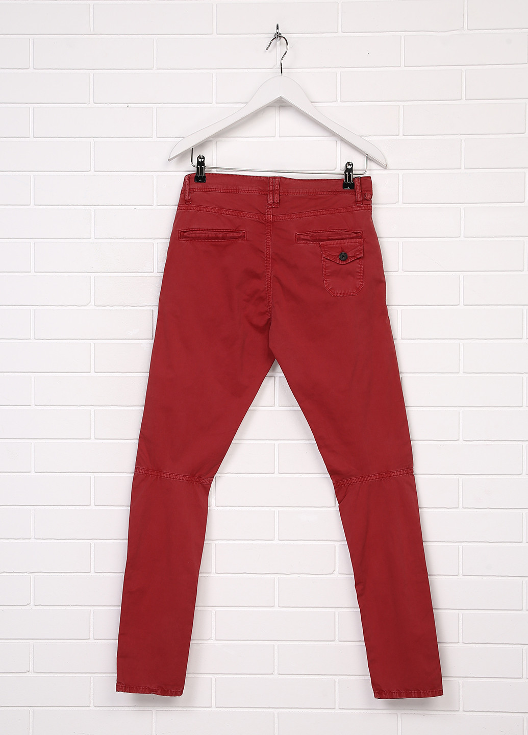 Светло-красные демисезонные зауженные джинсы Antony Morato