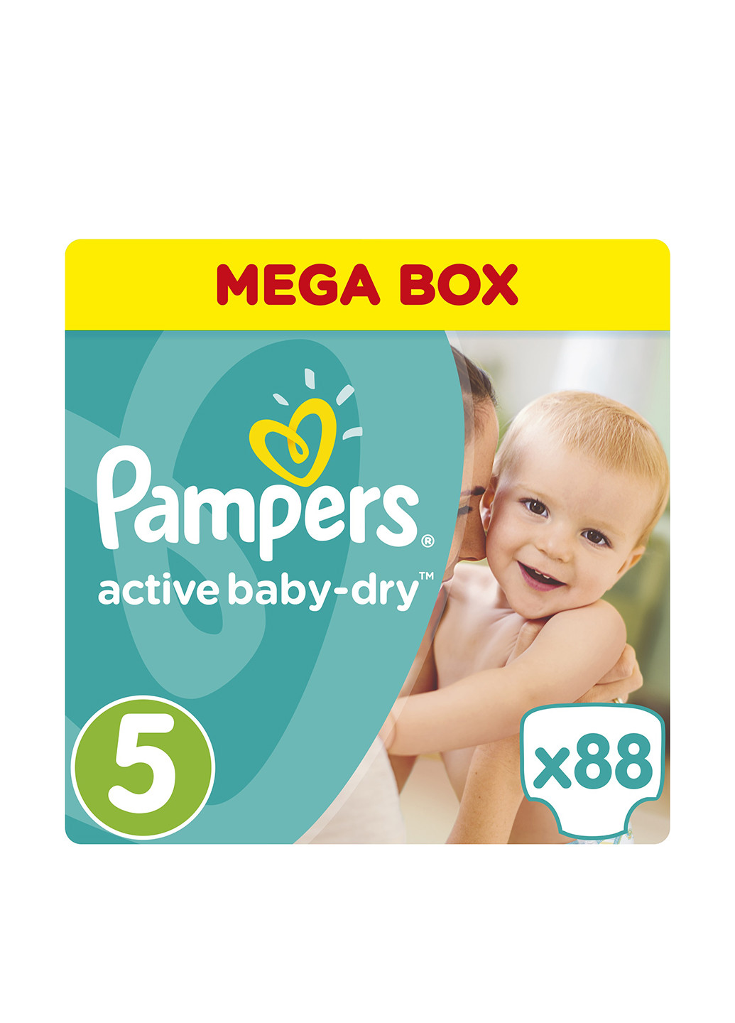 Подгузники Active Baby-Dry 5 Junior (11-18 кг), 88 шт. Pampers (38219146)