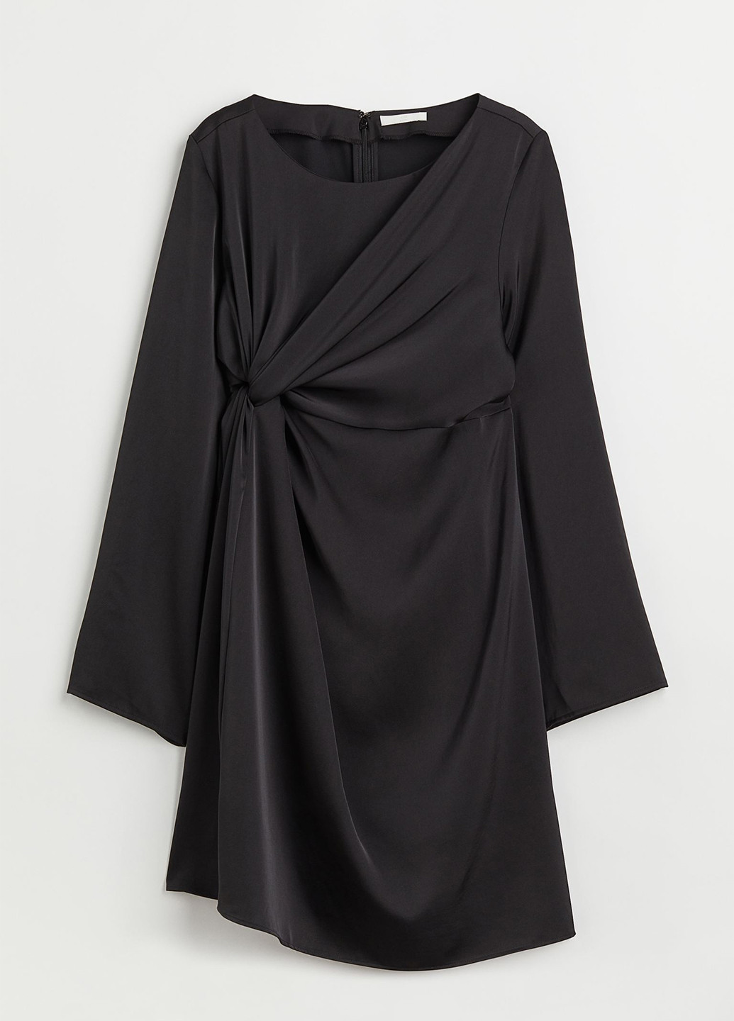Черное кэжуал платье для беременных а-силуэт H&M однотонное