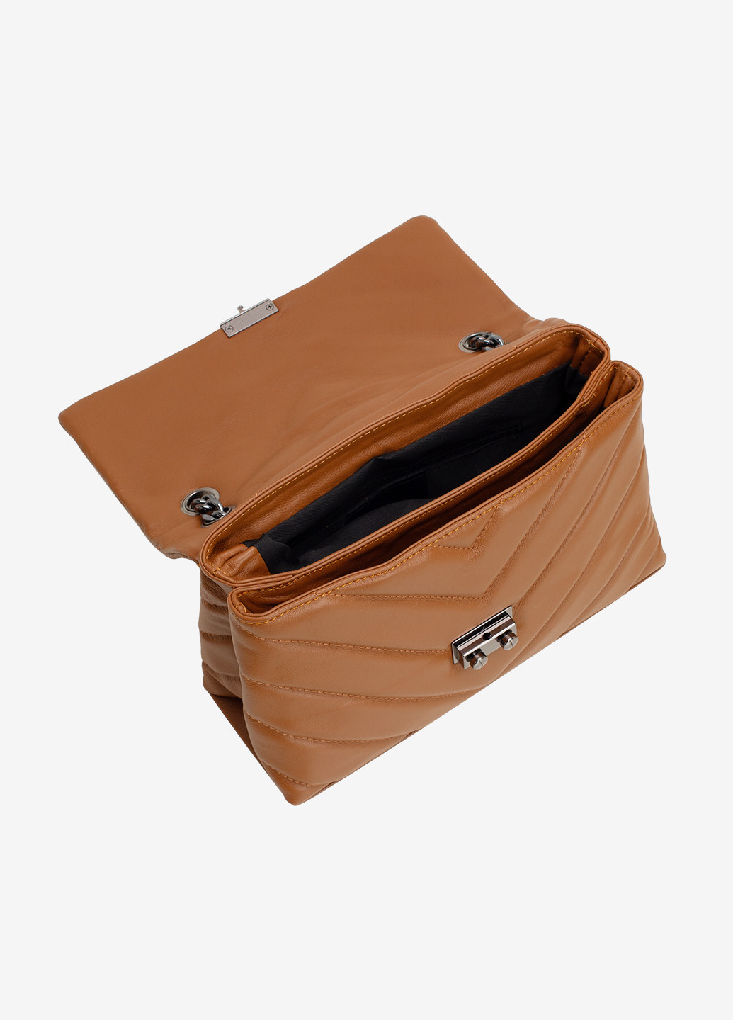 Сумка жіноча на ланцюжках крос-боді середня Сrossbody Nappa Regina Notte (251960487)