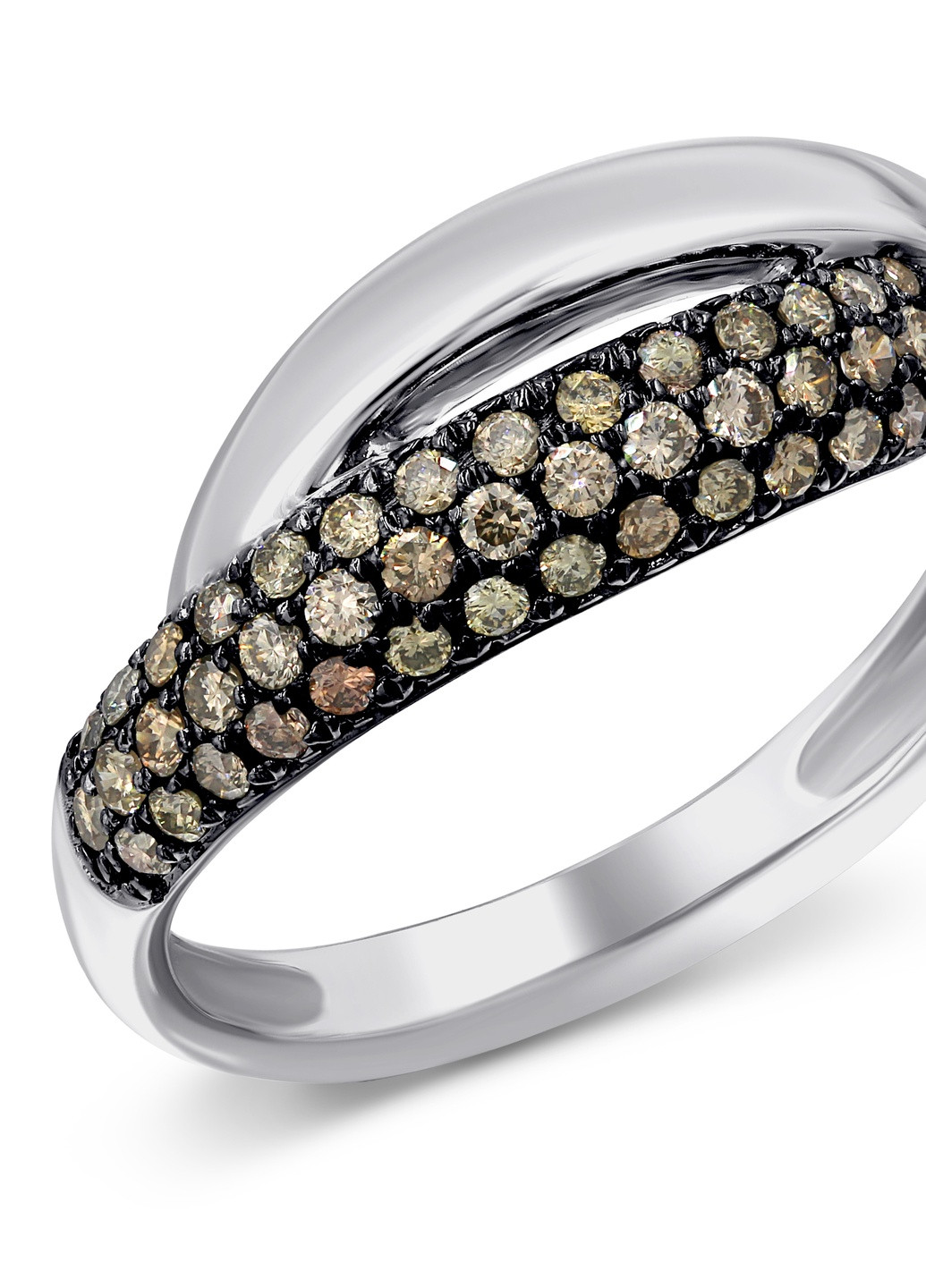 Кольцо с коньячными бриллиантами Гармония Zarina (254253698)