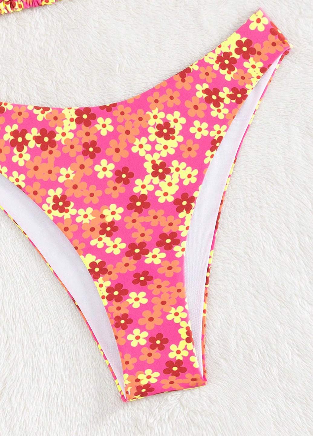 Комбинированный летний купальник (лиф, трусики) бикини, раздельный SHEIN