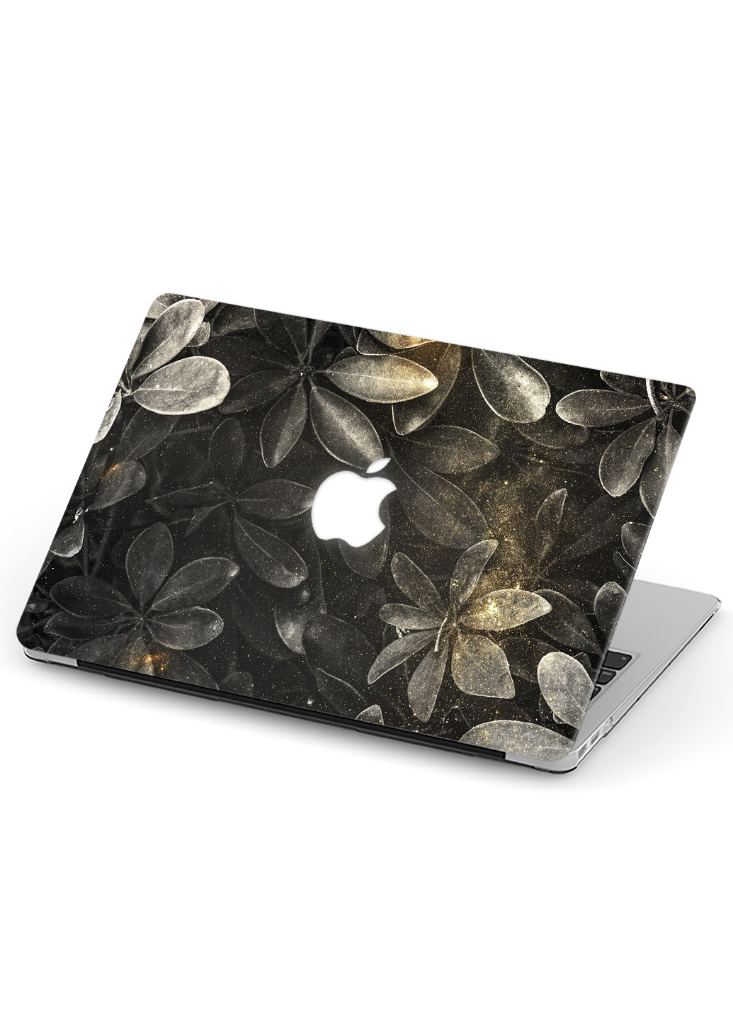 Чехол пластиковый для Apple MacBook Pro 13 A2289 / A2251 / A2338 Листья с золотыми блестками (9772-2366) MobiPrint (218867897)