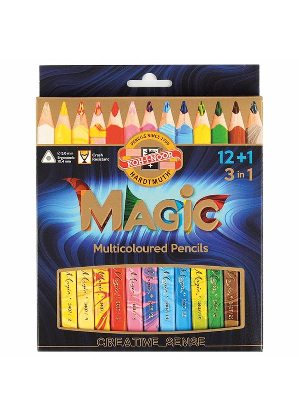 Олівці кольорові Magic 12+1 колір (340801) Koh-I-Noor (254066976)