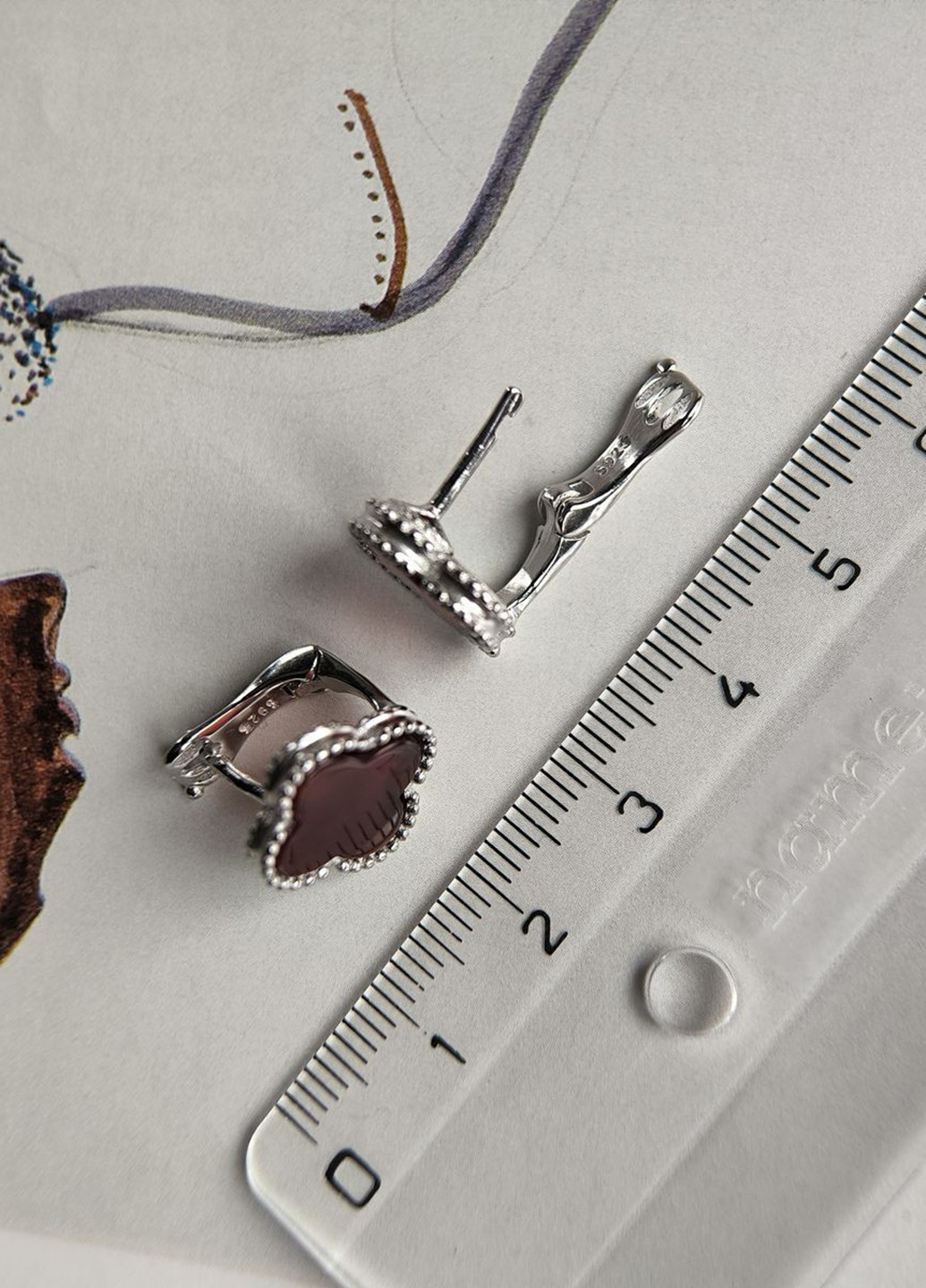 Сережки Silver Flame (369649107)