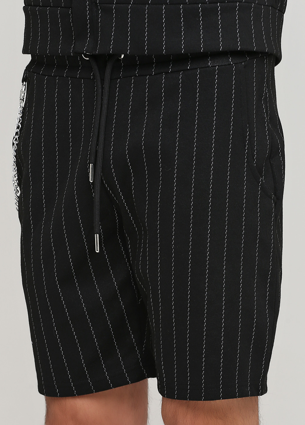 Чорний літній костюм (жилет, шорти) з шортами Boohoo