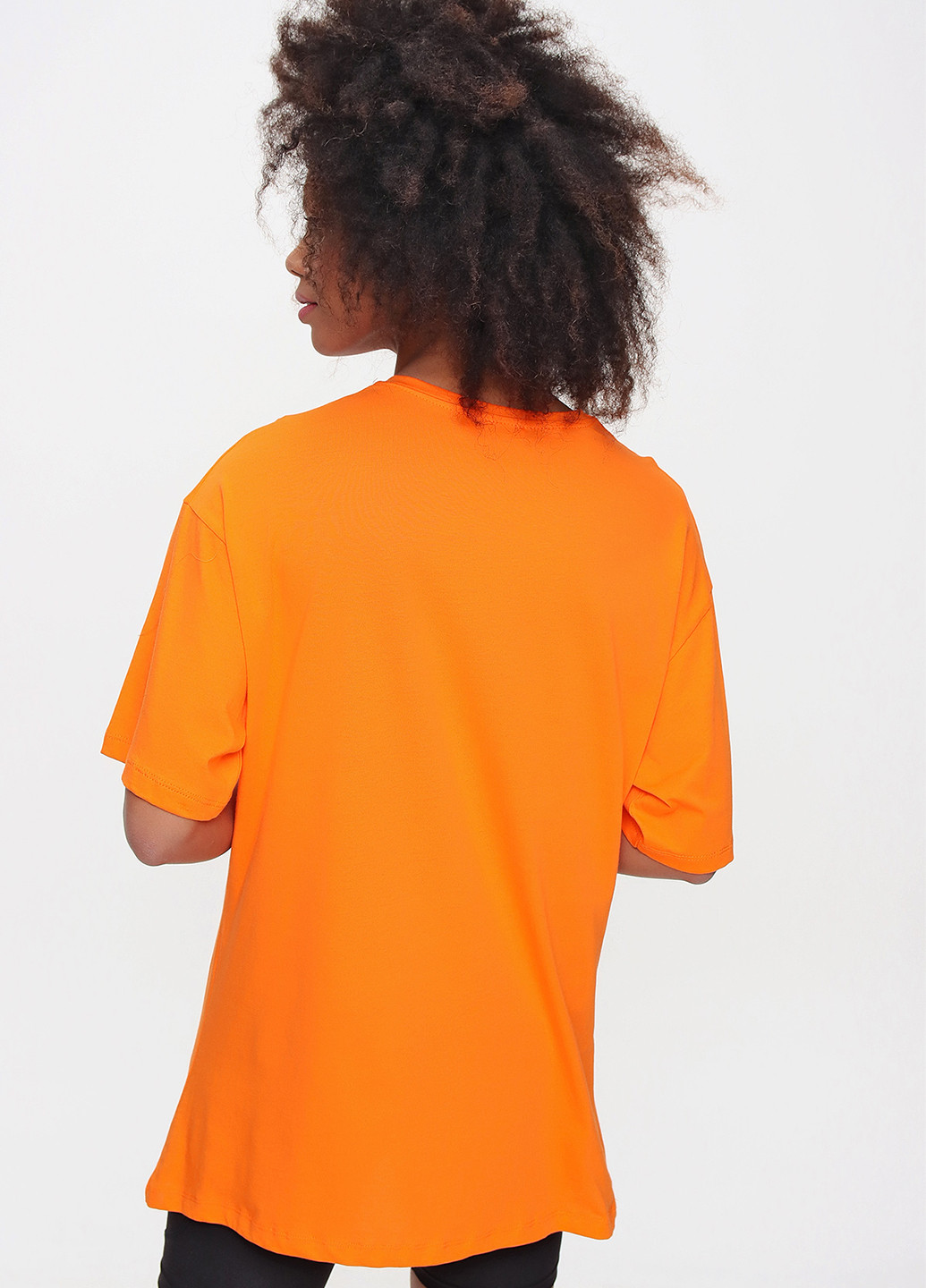 Оранжевая летняя футболка ECROU