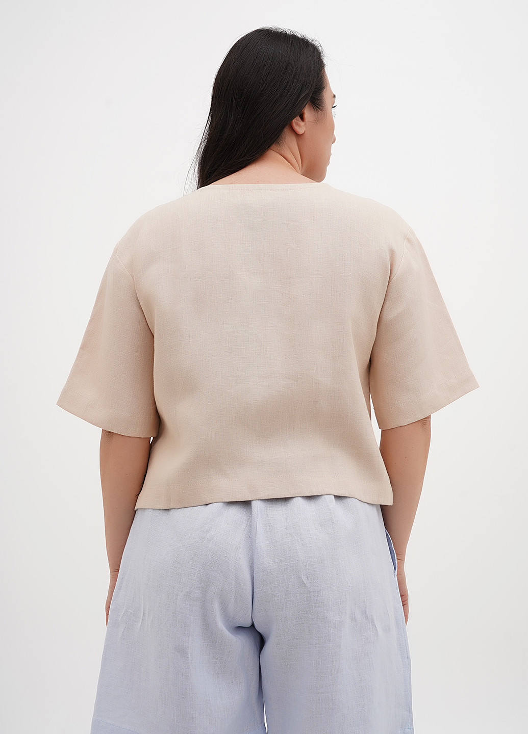 Бежевая блуза Silence