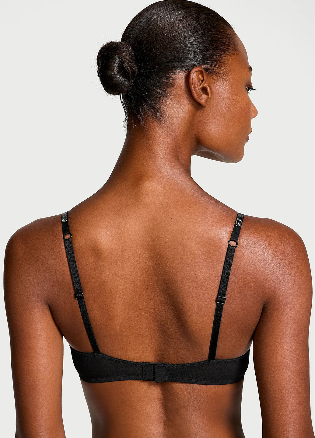 Черный демисезонный комплект (бюстгальтер, трусики) Victoria's Secret