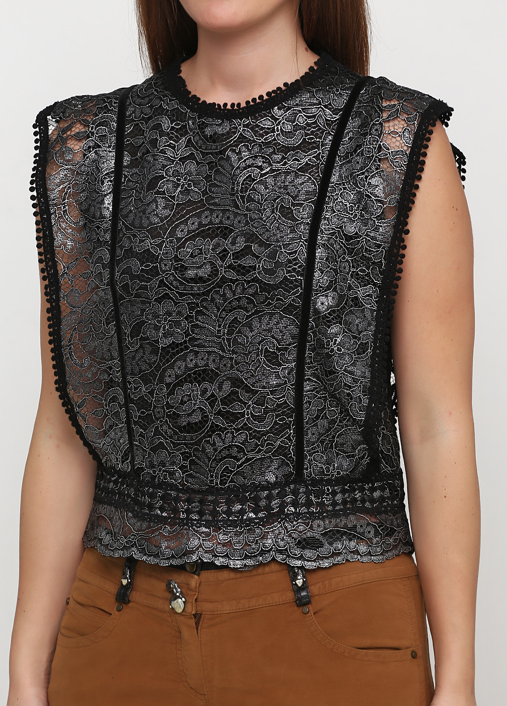 Чорна блуза Y.TWO