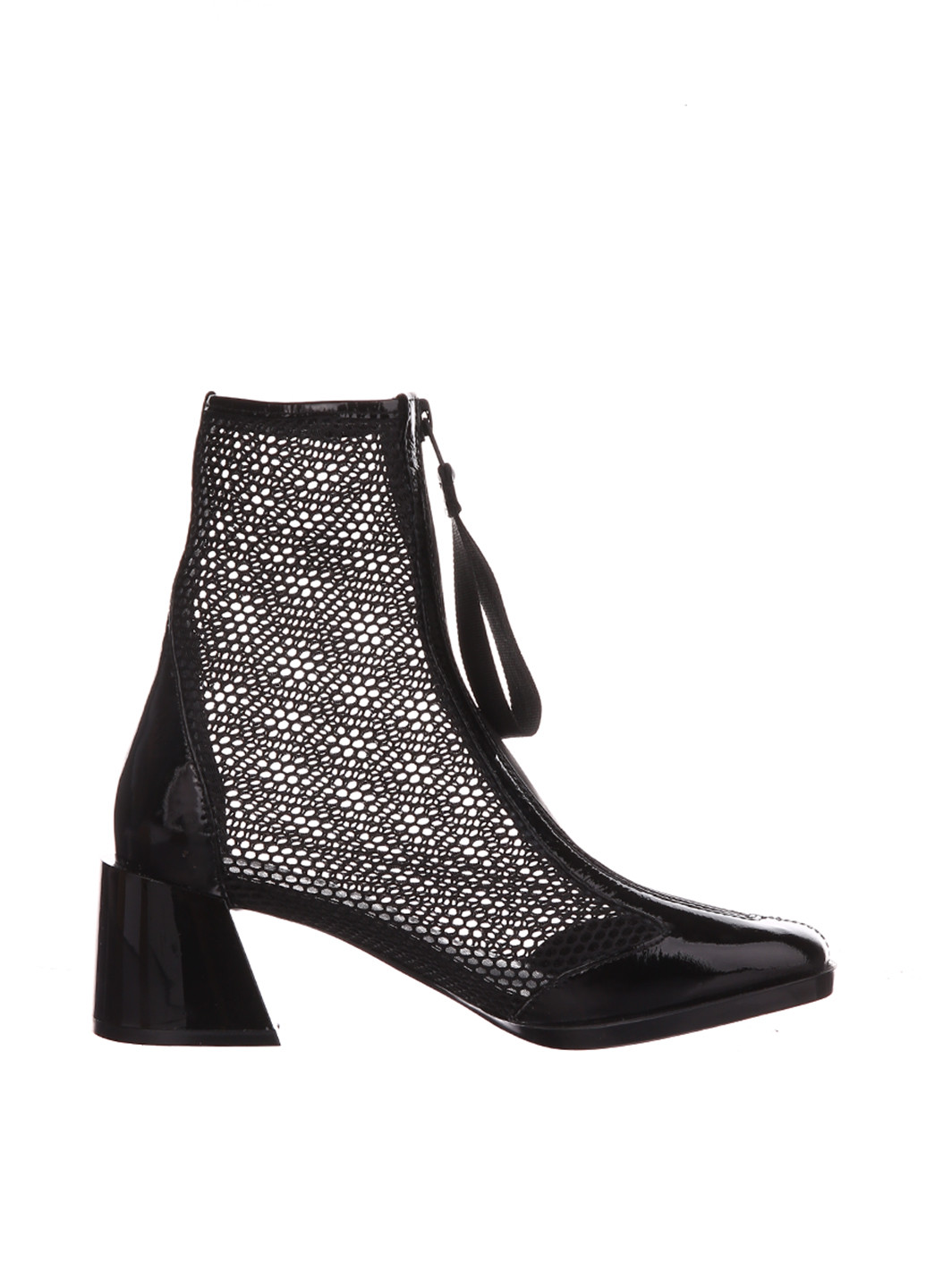 Осенние ботинки Aquamarin лаковые тканевые