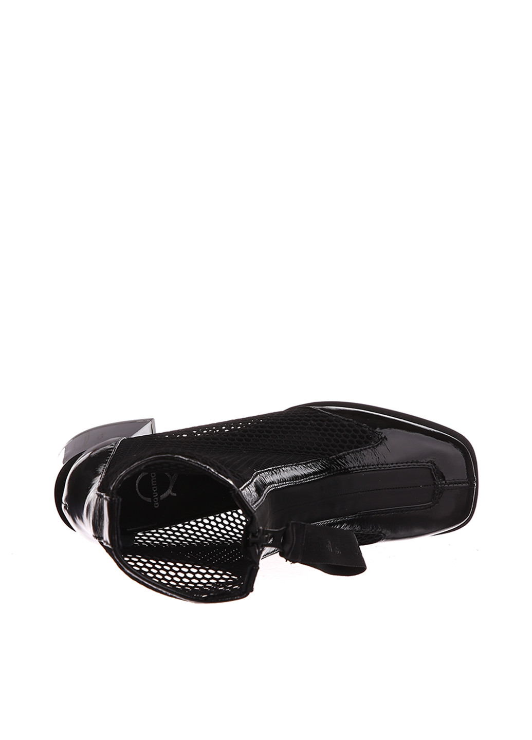 Осенние ботинки Aquamarin лаковые тканевые