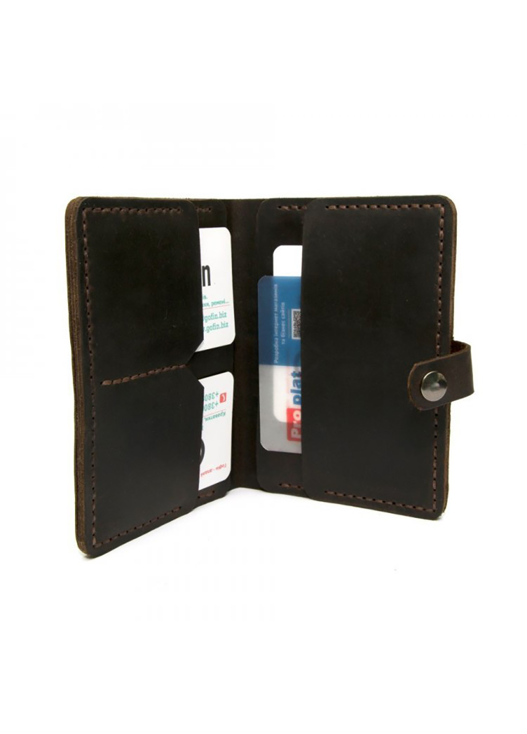 Мужской кожаный портмоне 14,5х11,5 см GOFIN (213367957)