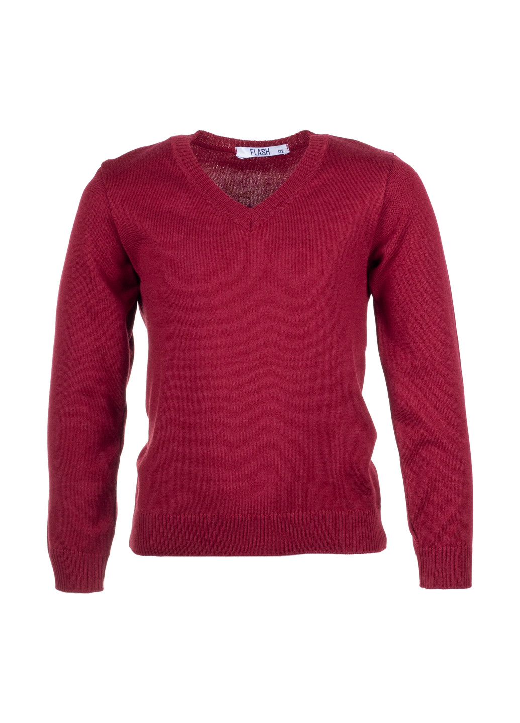 Бордовый демисезонный пуловер пуловер Flash