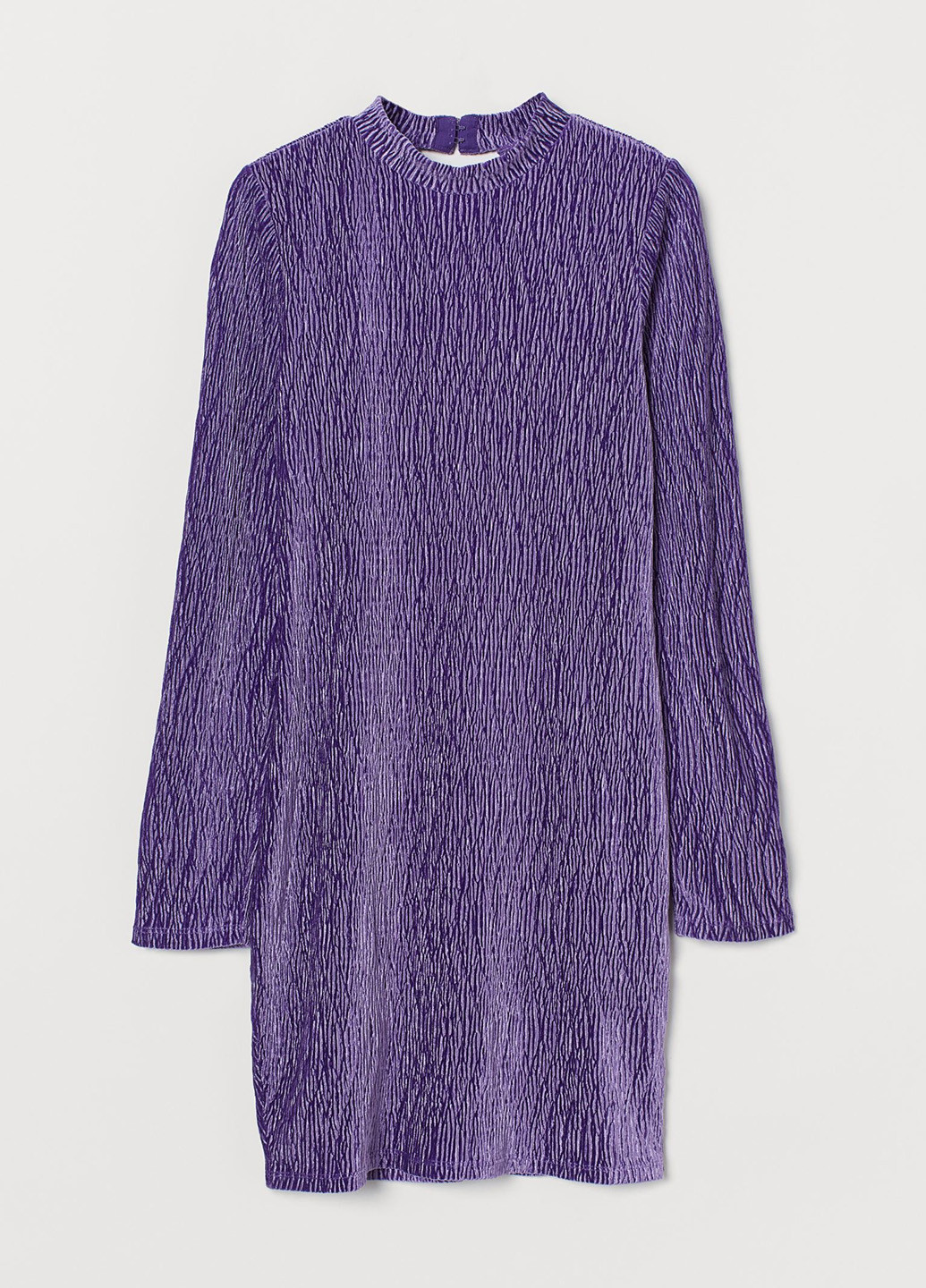Фіолетова кежуал сукня, сукня H&M однотонна