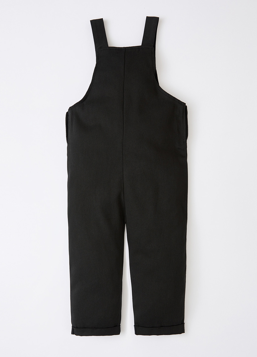 Комбінезон DeFacto комбінезон-брюки однотонний чорний кежуал бавовна
