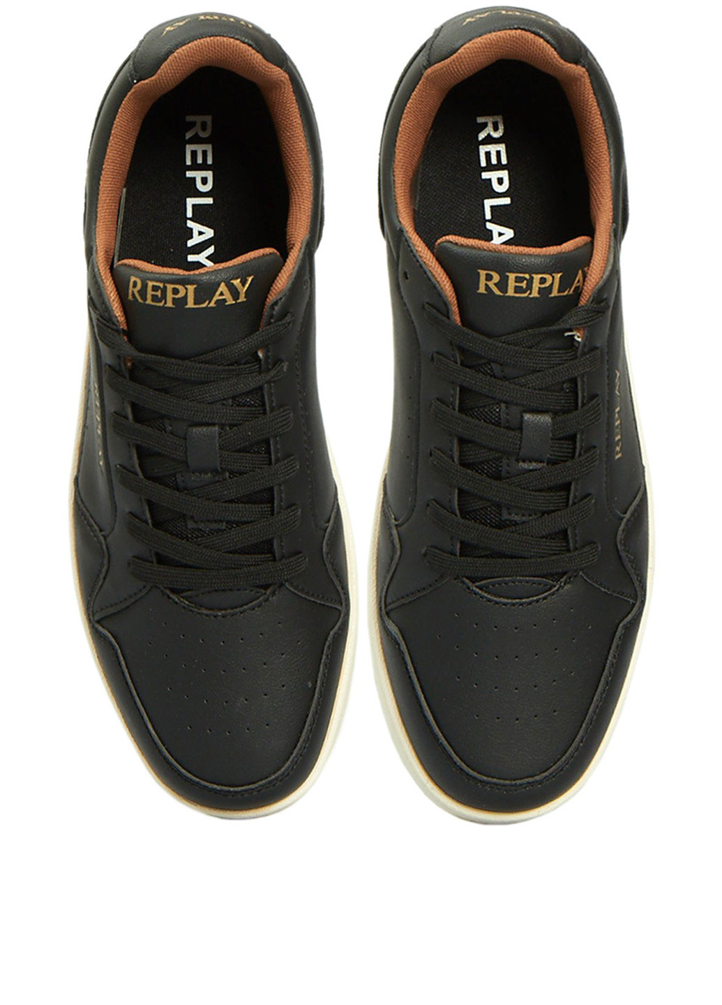 Черные всесезонные кроссовки Replay