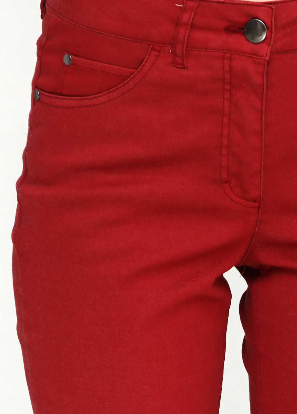 Терракотовые джинсовые летние прямые брюки Share