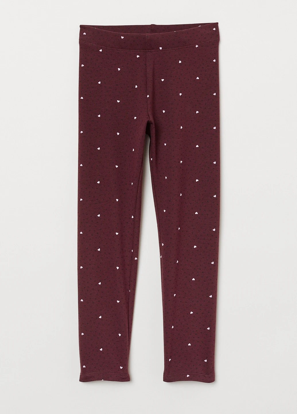 Бордовые демисезонные леггинсы H&M