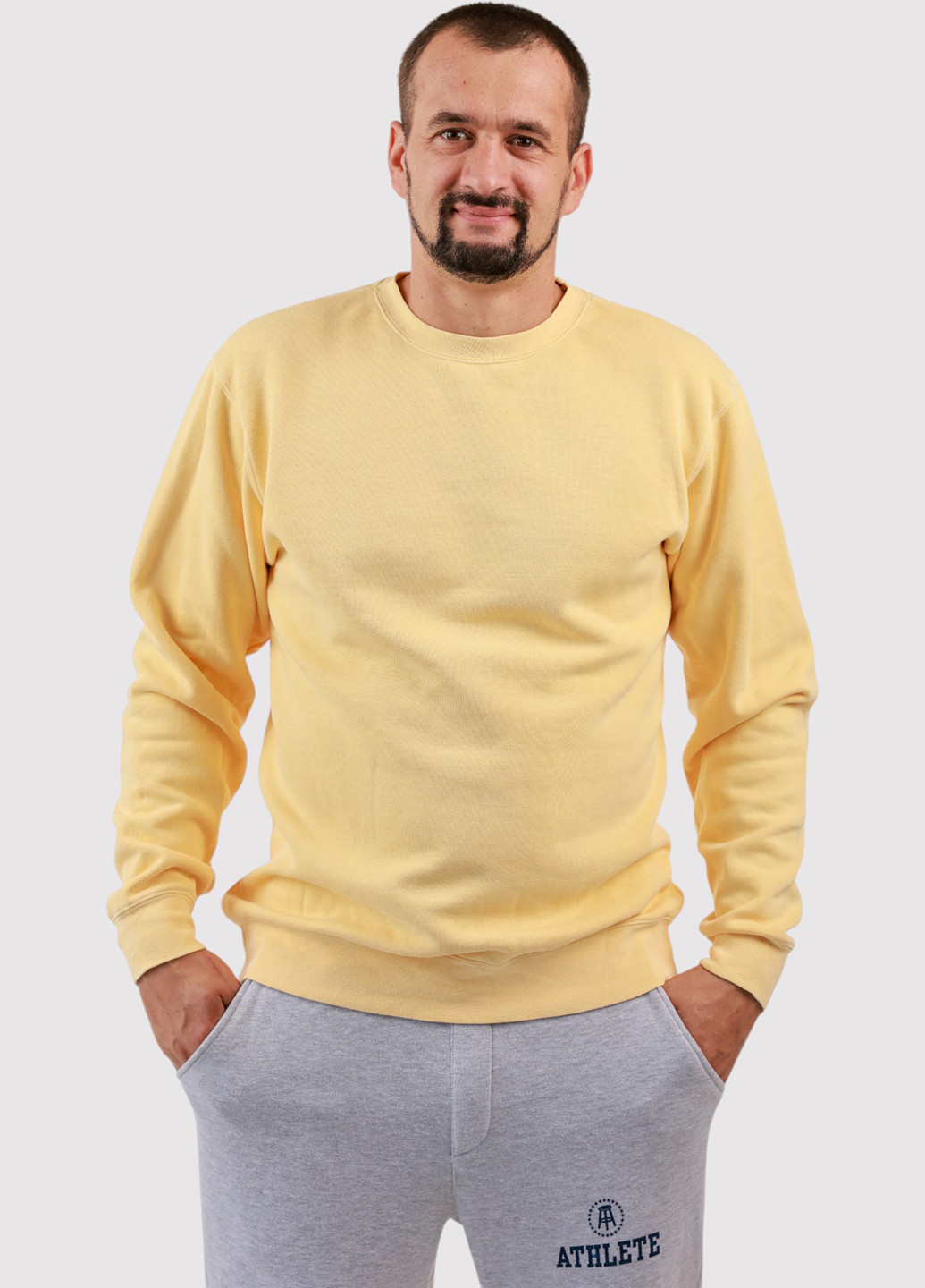 Жовтий світшот Yesterdays однотонний без декору (361422184)