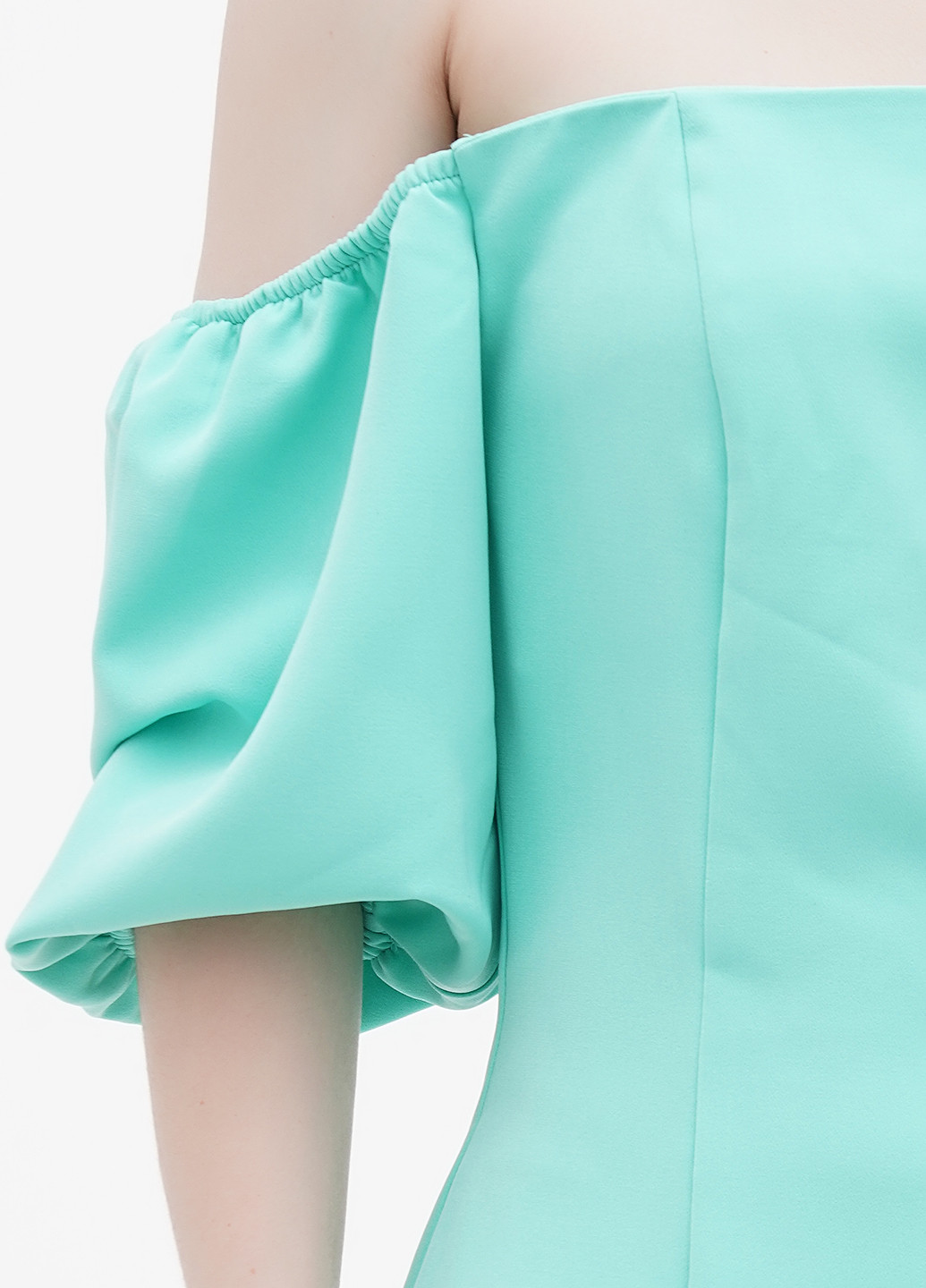 Мятное кэжуал платье футляр Dioni однотонное