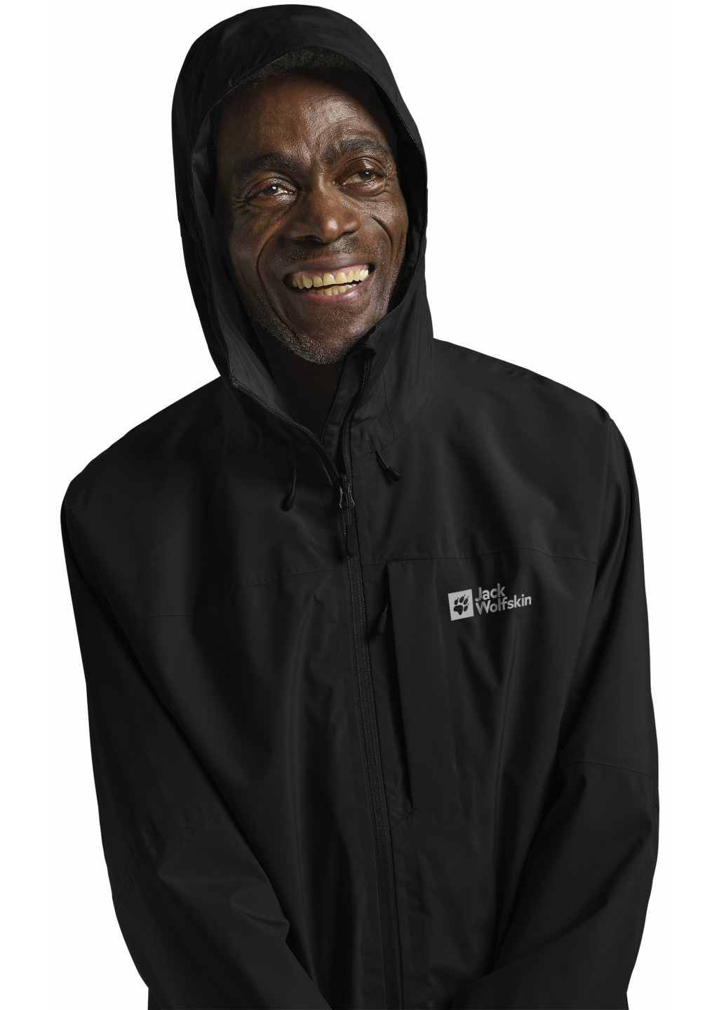 Черная демисезонная ветровка Jack Wolfskin TEMPEST 2L JKT M