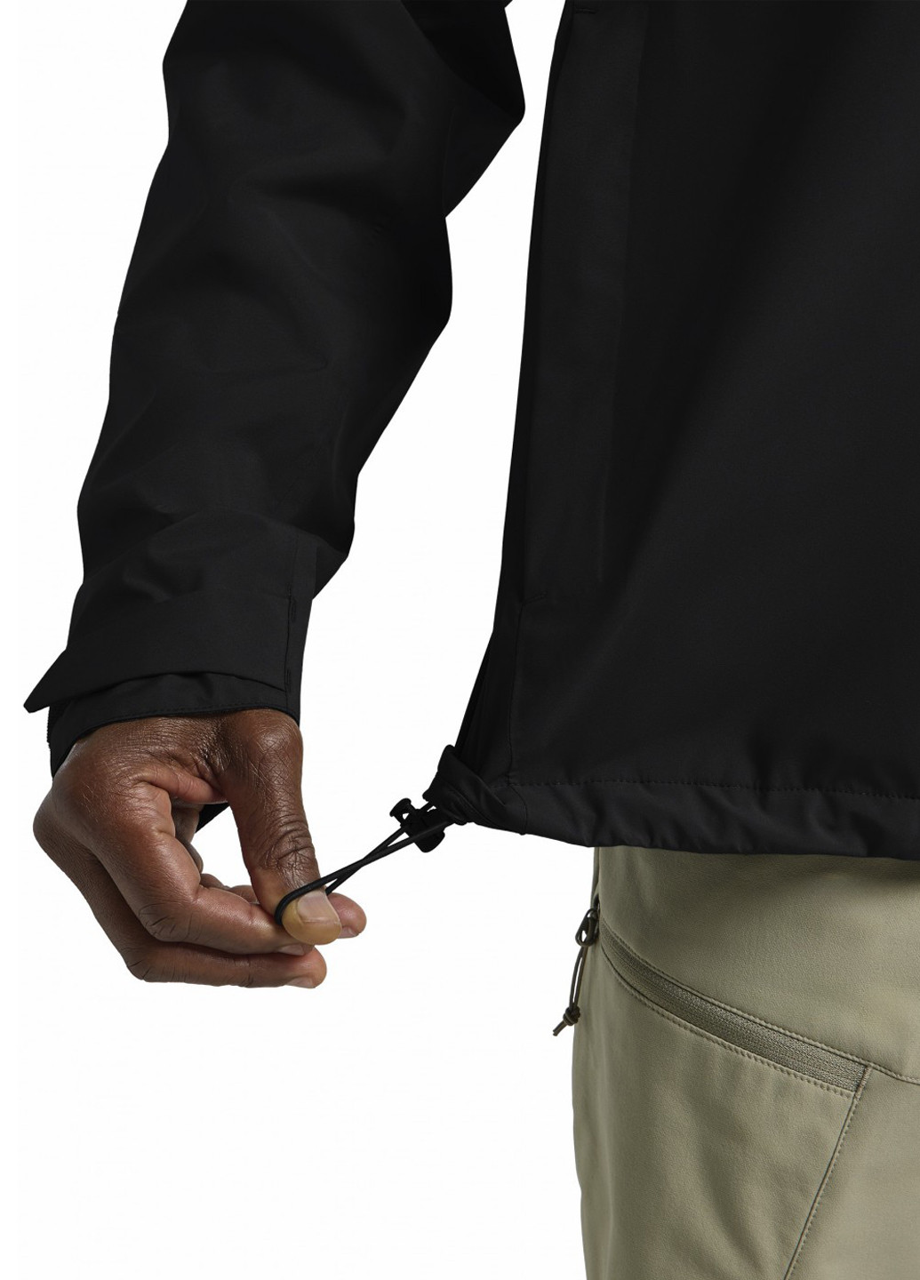 Черная демисезонная ветровка Jack Wolfskin TEMPEST 2L JKT M