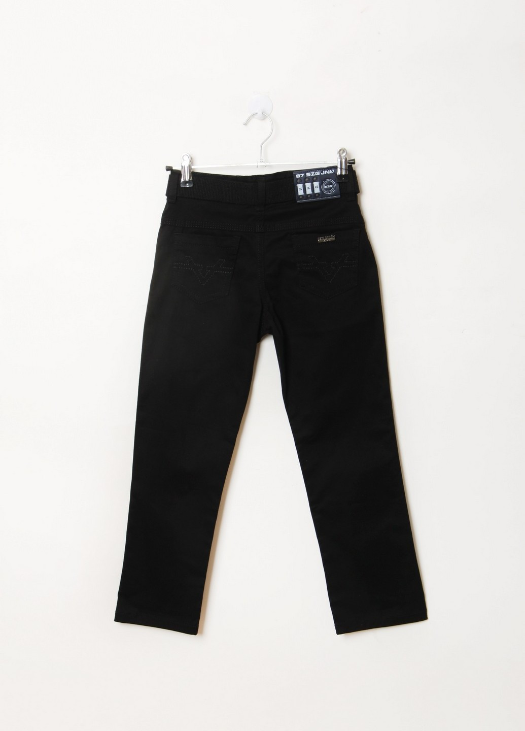 Черные классические демисезонные брюки SZG Jeans